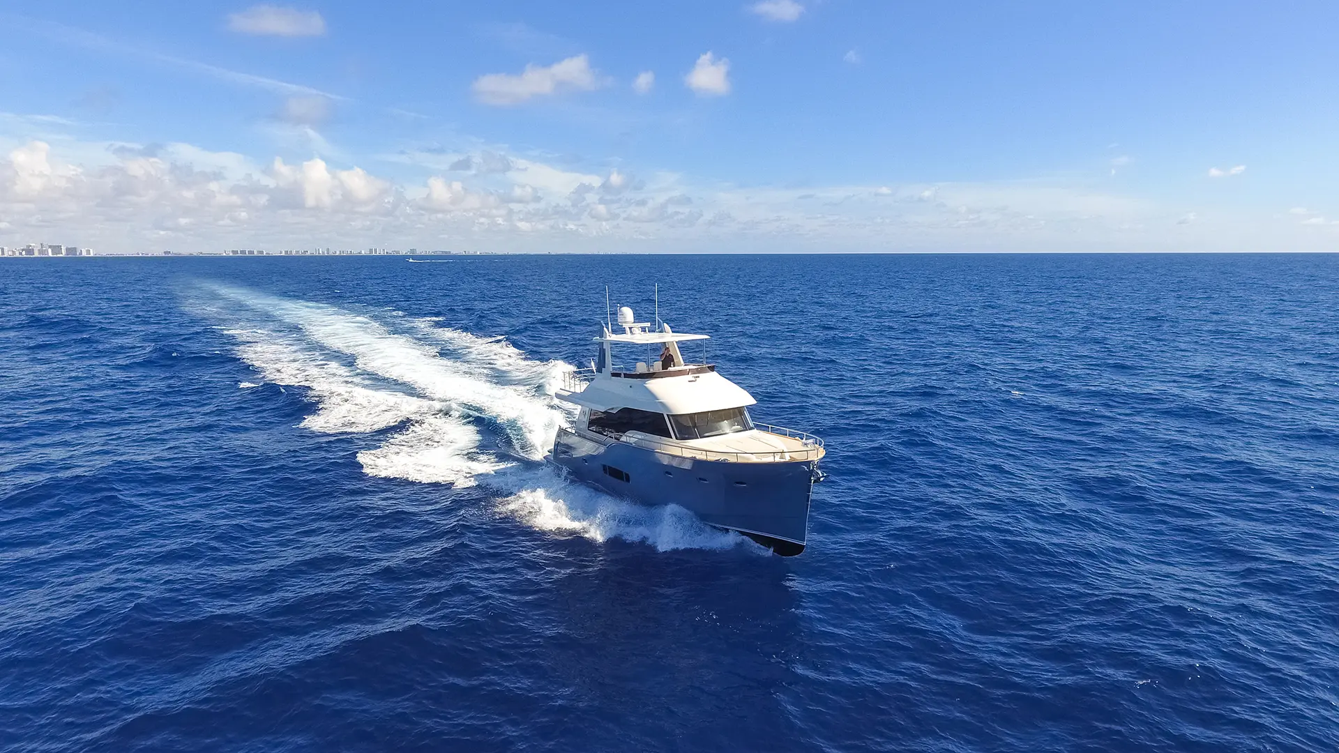 Yacht refit upgraded this vessel on the water in Miami, FL